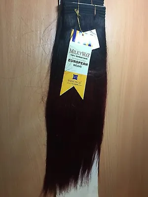 Milky Way Finest 100% Human Hair Weft Extension. Colour T1530. 14” Length • £37