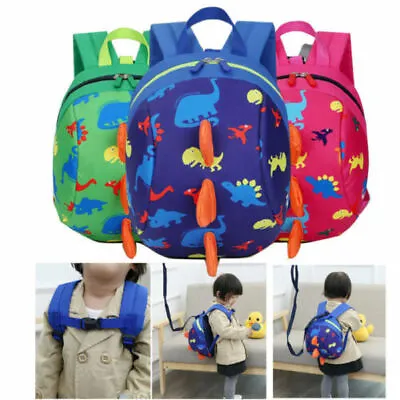 Kids Toddler Baby Walking Safety Harness Backpack Security Strap Bag With Reins • £5.99