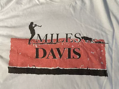 Miles Davis Shirt White Men’s Size Large • $9.50