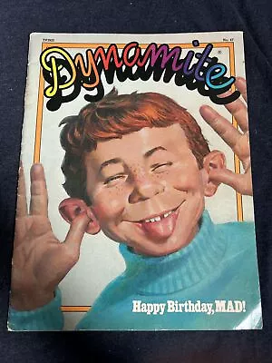 Vintage 1978 Dynamite Magazine Happy Birthday MAD! No. 47 4 • £6.03