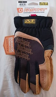 MECHANIX WEAR Durahide FastFit Leather Protection Gloves LFF-75-010 Sz. LARGE L • $17.47