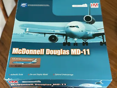 BOX ONLY Hobby Master  HL1203 1:200 KLM McDonnell Douglas MD-11 Audrey Hepburn • $25