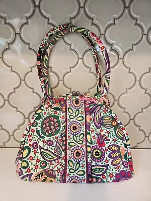 Vera Bradley Eloise Viva La Vera Kiss Clasp Handbag - Discontinued Design! • $34.99