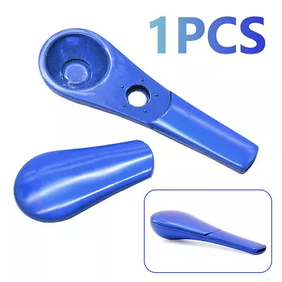 Portable Smoking Pipe Magnetic Metal Spoon Blue With Gift Box For Men Gift US • $10.29