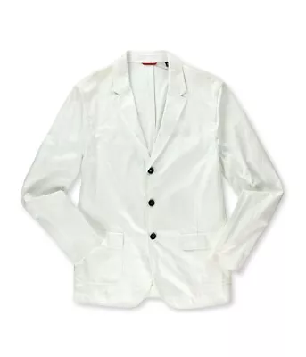 Sons Of Intrigue Mens Casuals Three Button Blazer Jacket Brightwhite XL • $12.80