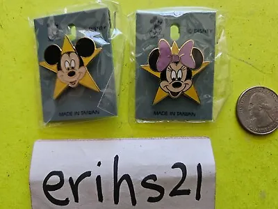 Walt Disney World Pin Star Mickey & Minnie Mouse - Cast Lanyard Series BRAND NEW • $11.99