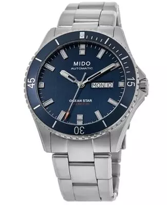 New Mido Ocean Star 200 Blue Dial Steel Men's Watch M026.430.11.041.00 • $689