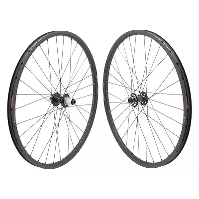 Mavic EN827 Mountain Bike MTB Wheelset 32h 6 Bolt Disc 100-142 Thru Axle • $359