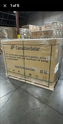 NEW PALLET OF 30:  Canadian Solar 395W 108 Half-Cell Mono Tier 1 Solar Panel • $3850