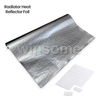 5m Radiator Heat Reflective Insulating Foil Energy Saving Radiator Foil-1 Pack • £9.78