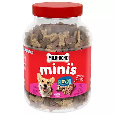 Milk-Bone Flavor Snacks Mini Dog Biscuits Flavored Crunchy Dog Treats 36 Oz. • $13.76