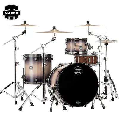 Mapex Saturn Evolution Hybrid Organic Rock 3PC Shell Pack Exotic Violet Burst La • $2489