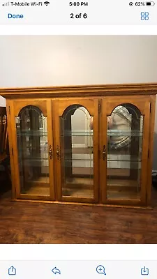 Dining Room Set With China Cabinet And Chairs Maple Wood Kincaid  • $799