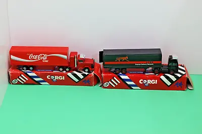 Corgi Juniors  Seddon Atkinson Container Lorry Lynx Couriers +scammel Coca-cola • £19.99