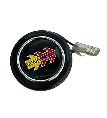 Momo Corse Competition Yellow Red Universal Steering Wheel Horn Button • $22.88