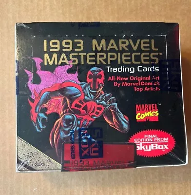 1993 MARVEL MASTERPIECES Trading Cards Box 36 Packs New Factory Sealed Skybox • $210