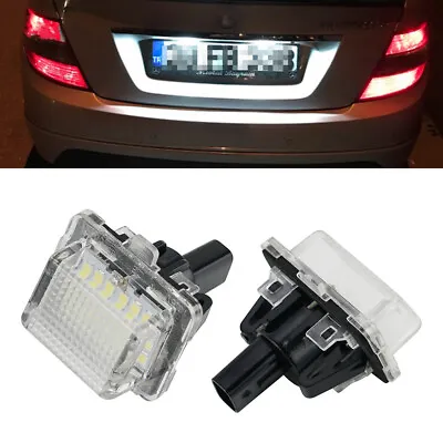 LED Number License Plate Light Lamp For Mercedes Benz W204 2008-2010 C300 C350 • $12.50