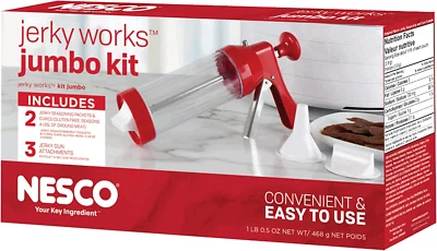 $26.70 • Buy Beef Jerky Maker Homemade Commercial Meat Gun Kitchen Works Jumbo Seasoning Kit