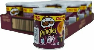 £11.99 • Buy Pringles Texas BBQ Sauce, 40g (Pack Of 12) Pop N Go Party Travel Snack