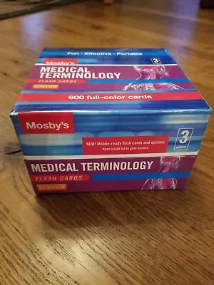 Mosby's Medical Terminology Flash Cards By Mosby (2013 CardsFlash Cards) • $10