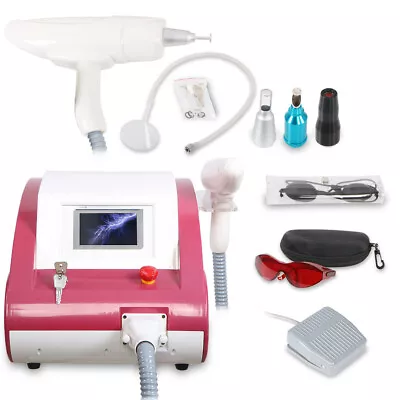 Q Switched ND Yag Laser Machine 1064nm/532nm/1320nm Tattoo Freckle Removal • $396.80