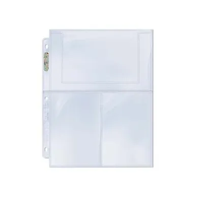 100 Ultra PRO 3-Pocket Binder Album Folder Pages Photos 4  X 6  101mm X 152mm • $62.50