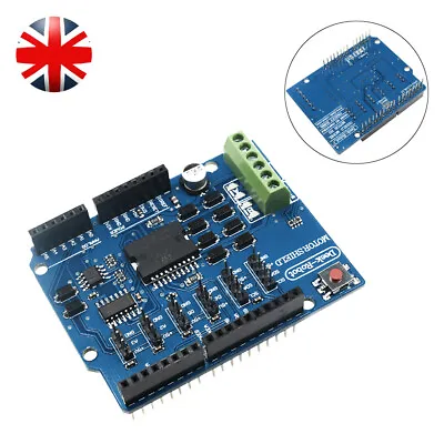 L298P Shield R3 DC Motor Driver 2A H-Bridge 2 Way For Arduino UNO 2560 UK • £10.99