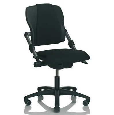 Medium Back Ergonomic Office Chair Black Base HAG H03 • £190