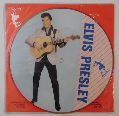 Picture Disc Record ELVIS PRESLEY Old Shep That's Allright Mama 45 7  MAYBELLENE • $14.94