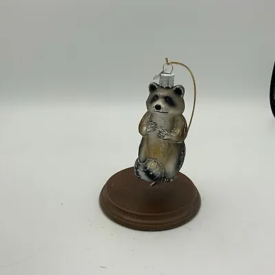 Old World Christmas Merck Ornament Racoon  • $12