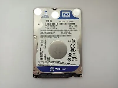 Western Digital WD Blue WD3200LPVX-08V0TT5 320 GB 2.5  Laptop Hard Drive SATA • £5.98
