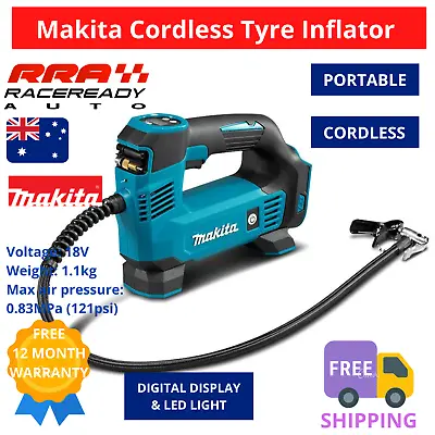 $199.98 • Buy Makita DMP180Z 18V Li-ion Cordless Car Tyre Inflator Pump LED Inflate Tool Only