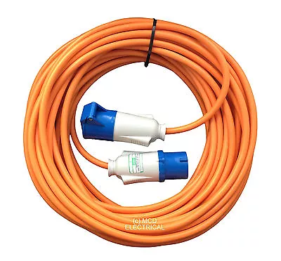 30 Metre Caravan Hookup Cable 2.5mm 16A 3 Pin Orange Camping Motorhome Lead Etc  • £58.50