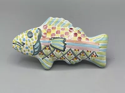 Mackenzie Childs Left Facing Fish Knob/Pull 4 1/2” • $50