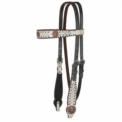 Circle Y Dakota Pinwheel Browband Headstall • $121.99