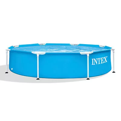 Intex 28205EH 8' X 20  Rust Resistant Durable Steel Metal Frame Swimming Pool • $70.79
