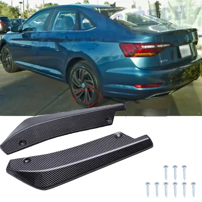 Carbon Style Car Rear Bumper Splitter Spoiler For VW GOLF 7  MK7 GTI Jetta 6 MK6 • $25.10