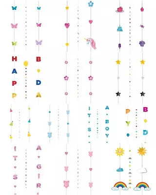 Fun Strings Balloon Tails Decoration Happy Birthday Party Helium Latex Foil  • £2.99