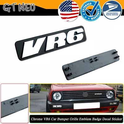 1PC Front Gill Grille VR6 Emblem Badge Decal Sticker For VW Jetta Golf VR6 etc • $8.99