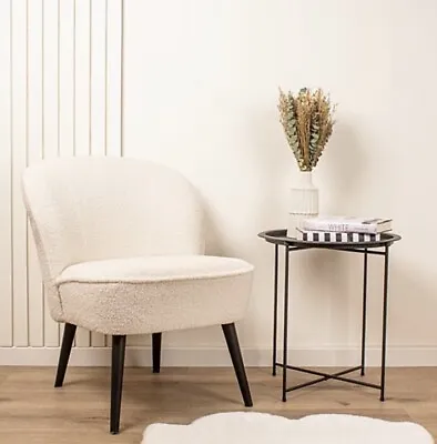 Teddy Cream Cocktail Chair Accent Chairs • £169