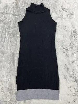 ATHLETA Knit Sweater Dress Mock Neck Women's Size XS Winterlude Merino Wool • $17.99