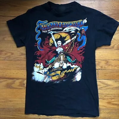 Vintage Molly Hatchet Music Tour Cotton Black Full Size Unisex Shirt AS148 • $17.99