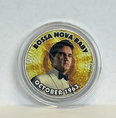 United States - Elvis Presley - Bossa Nova Baby - Dollar Colorized Coin • $12.85