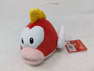 Nintendo Super Mario Cheep Cheep Fish 2011 Plush Stuffed Animal 6  Toy Hang Loop • $9.99