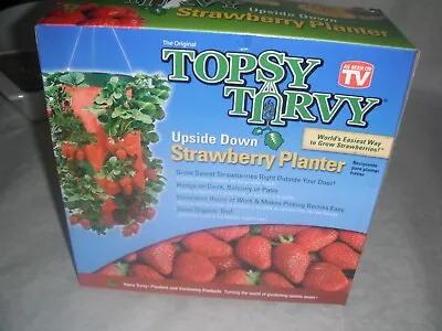 Topsy Turvy ~ Upside Down Strawberry Planter~Grows Up To 15 Quarts • $16.99