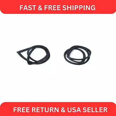 For Mercedes W123 Windshield Seal Front Rear RUBBER Weatherstrip Gasket Kit Set • $159.43