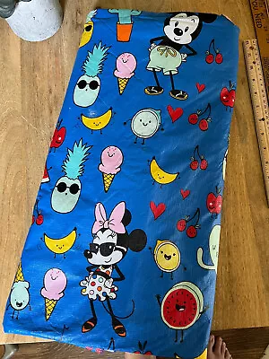 RARE! 2018 Disney Mickey Minnie SummerBeach Boombox Large FlannelBack Tablecloth • $42.99