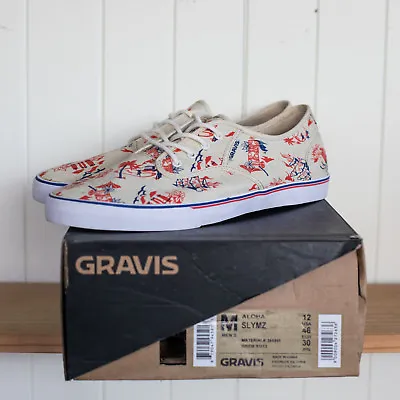 Gravis Aloha Slymz Shoes SIZE US12 NEW • $40