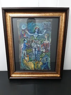 Marc Chagall Original Signed Painting 1932 Circus • $3999