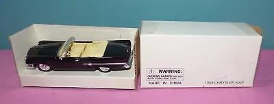 NATIONAL MOTOR MUSEUM MINT 1959 CHRYSLER 300E CONVERTIBLE 1/43 Black • $7